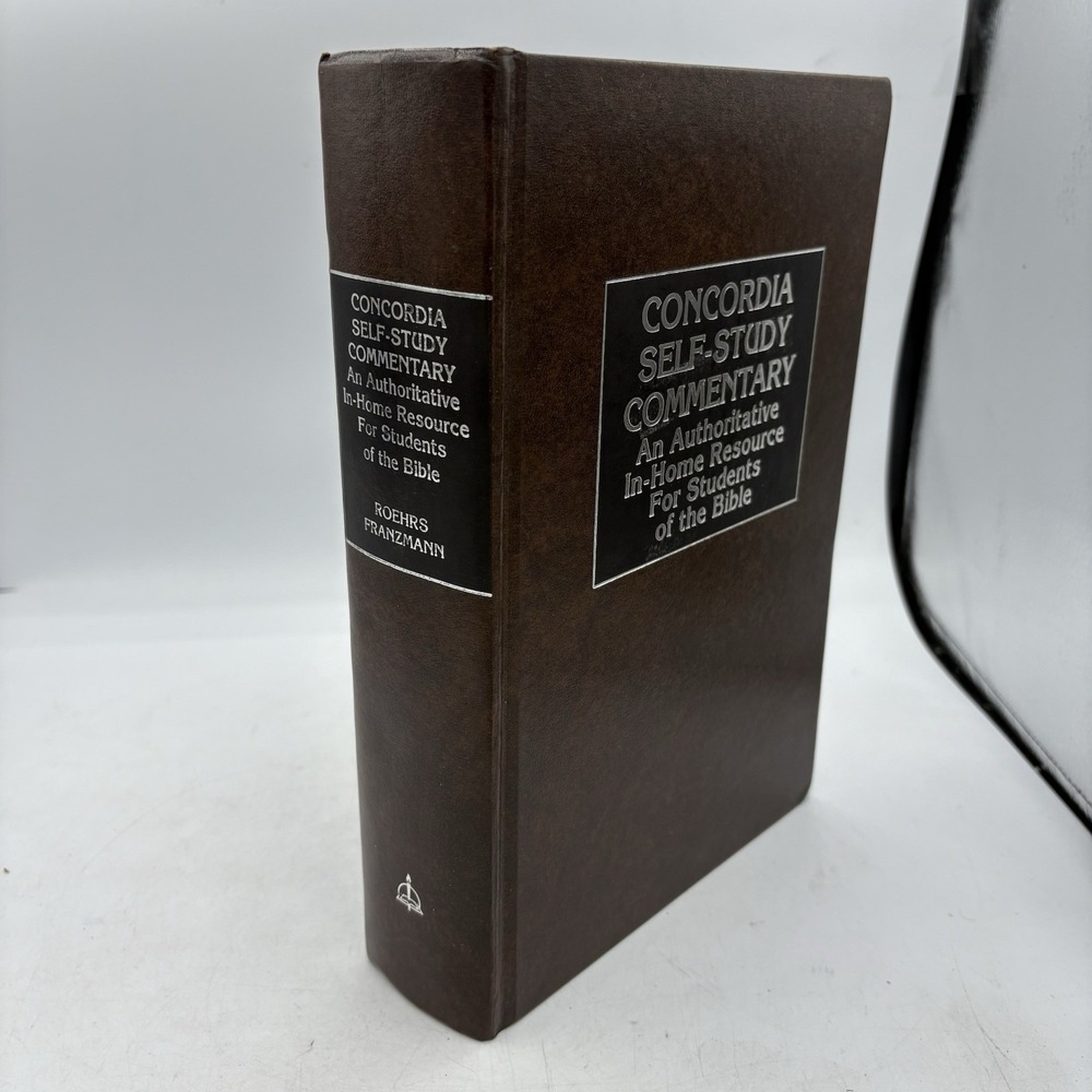 Vintage The Concordia Self Study Bible Commentary Home Hardcover 1979 Light Use